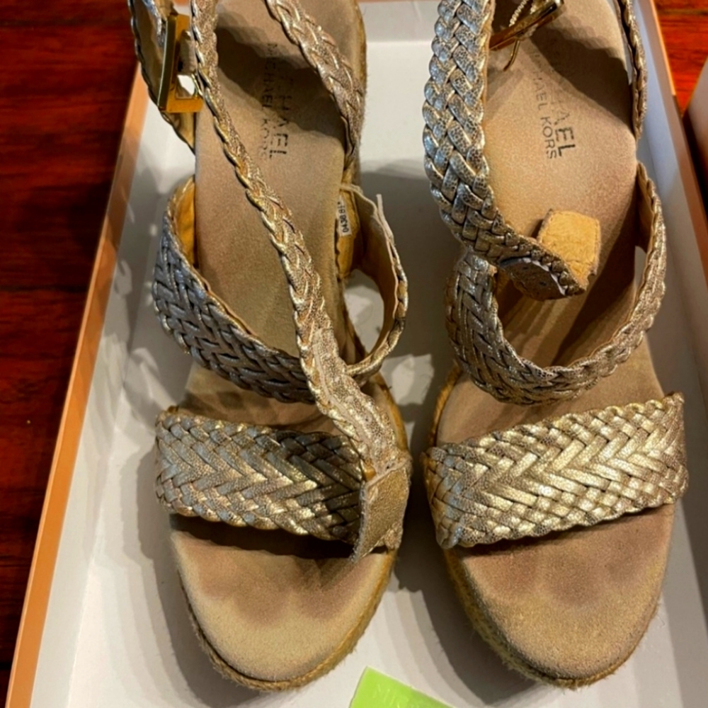 Mk wedge sandals